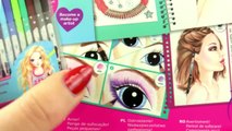 Cahier de dessins de Make-Up sur des Top Modèles _ super modèles à coiffer et à maquiller _ Review-z4rCsY_2wG0