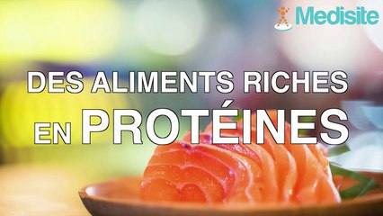 Top 3 des aliments riches en protéines