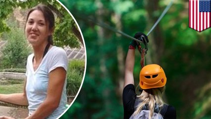 Woman crushed by tree when homemade zip line fails
