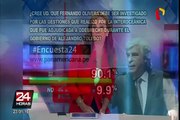 Encuesta 24: 90.1% cree que Fernando Olivera debe ser investigado