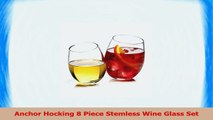 Anchor Hocking 8 Piece Stemless Wine Glass Set 0ce9abca