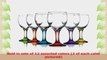 Klikel Carnival 10oz Assorted Colored Wine Glasses  Set of 12 db5e11c8