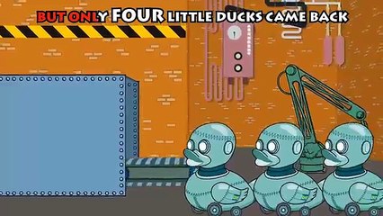 Five Little Robots Ducks Nursery Rhymes Lyrics compilation of kids songs