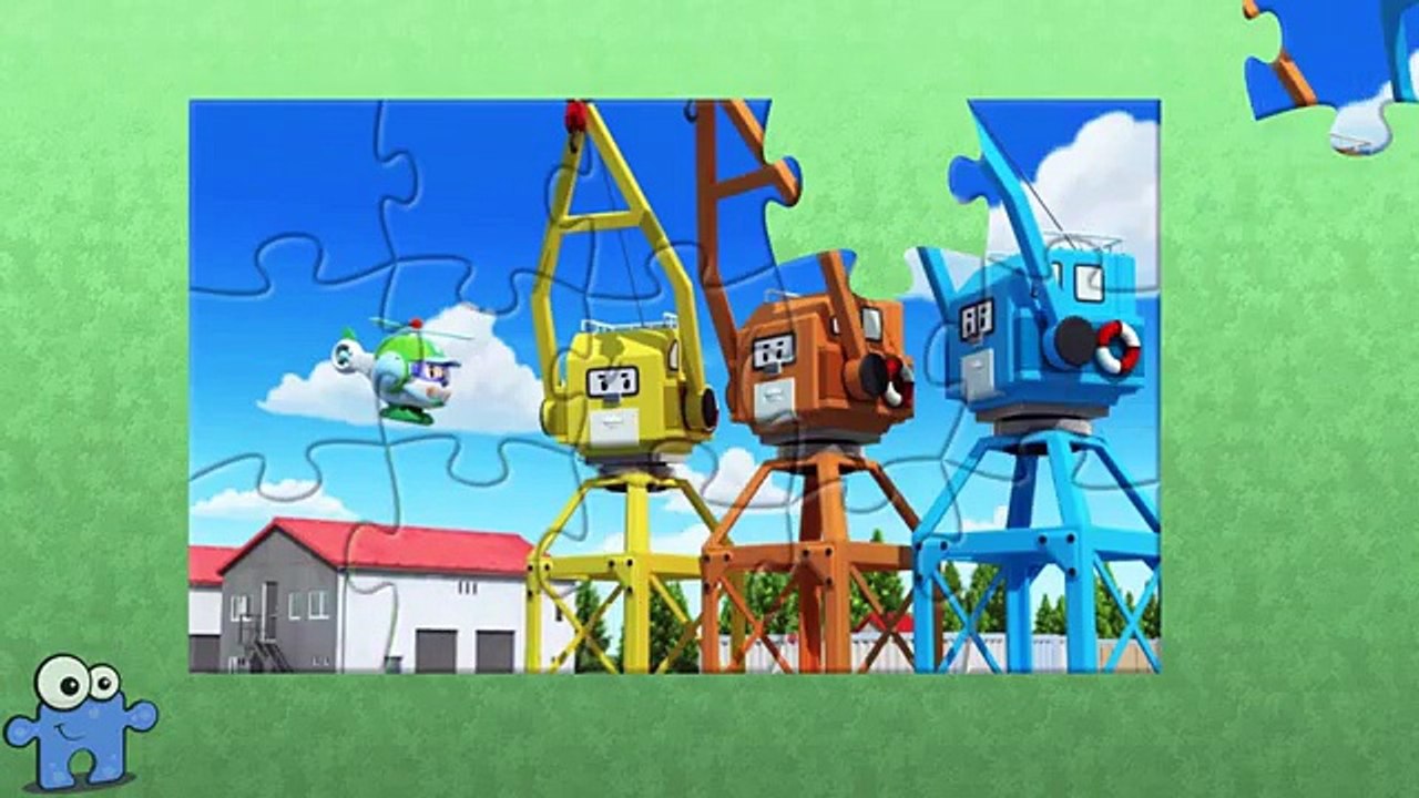 Мультик про машинки Робокар Поли Пазлы для детей - Car Puzzle Robocar Poli