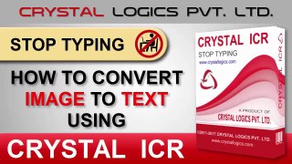CONVERT HAND WRTTING/CURSIVE FONT IMAGES TO EDITABLE TEXT/NOTEPAD USING CRYSTAL ICR