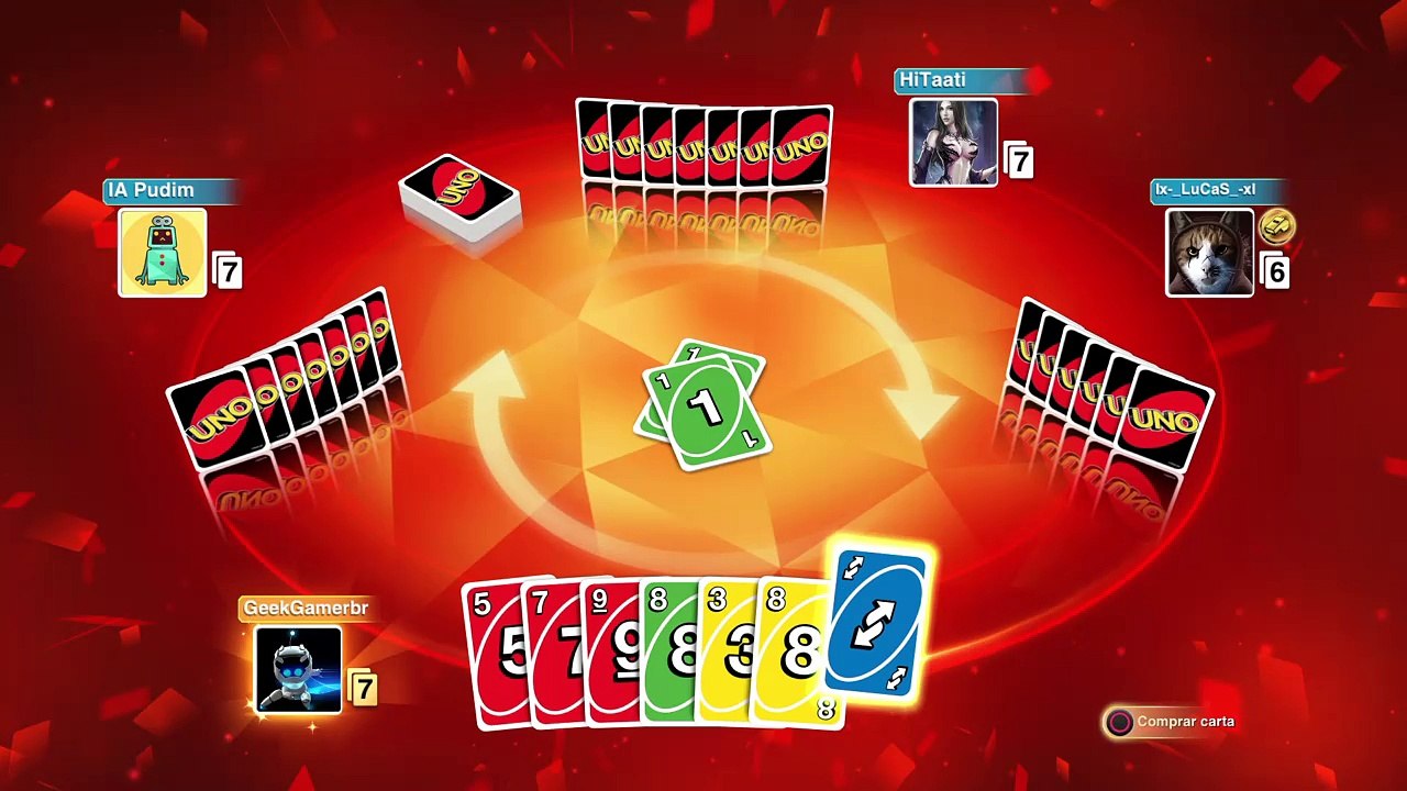 UNO -Me ferrei nessa partida!