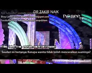 [42] DAPATKAH MUSLIMAH MENUNTUT CERAI ? Non Muslim Bertanya.. Inilah Keadilan Islam - DR. ZAKIR NAIK