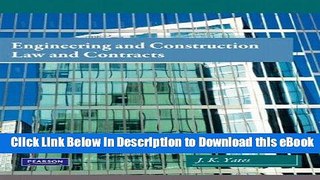 [Read Book] Engineering and Construction Law   Contracts Mobi