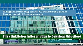 DOWNLOAD Engineering and Construction Law   Contracts Mobi