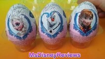 NEW new Disney Frozen Surprise Eggs With Princess Anna & Queen Elsa El Reino del Hielo
