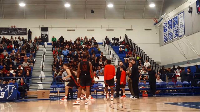 chino hills huskies vs. wasatch academy tigers at cerritos college boys varsity basketball 2017 ball brothers