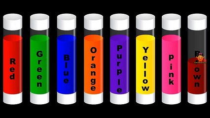 Color Crew Ink Bottles ✔ Learn Colors for Children in English ★ Learn Colors Youtube Kids Video