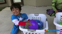 Easter Egg Hunt Surprise Toys Challenge Marvel Superheroes Avengers Captain America vs The Hulk