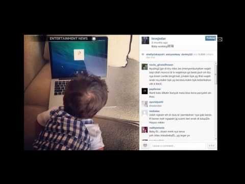 Jessica Iskandar memperlihatkan wajah sang anak