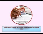 Dissertation Editing Services in Mumbai from eBranding India