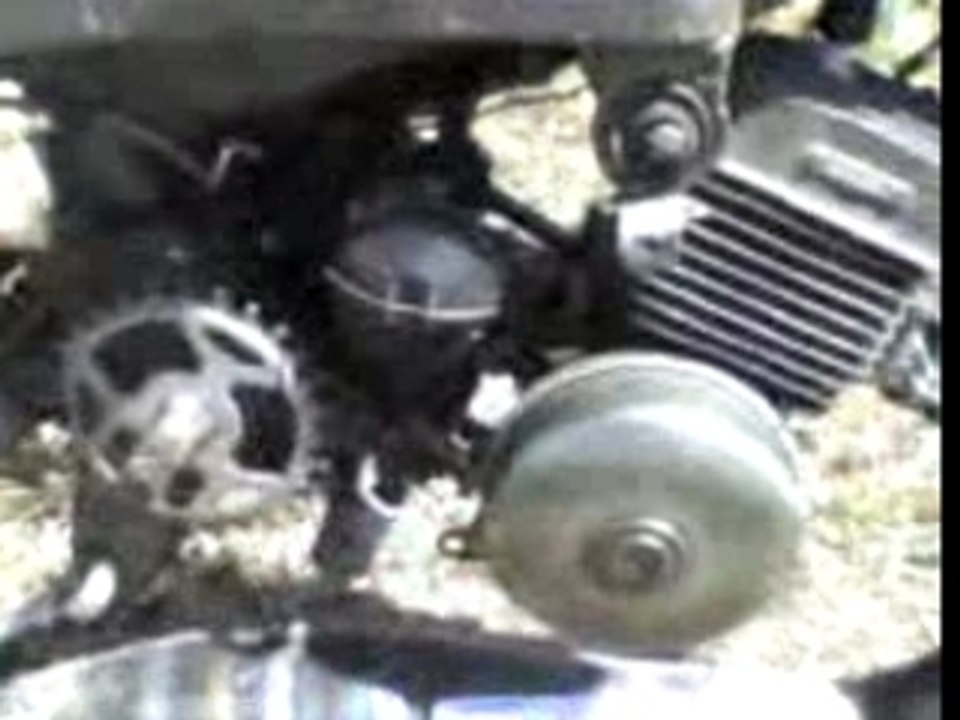 Mbk 51 en test sur place, pot doppler