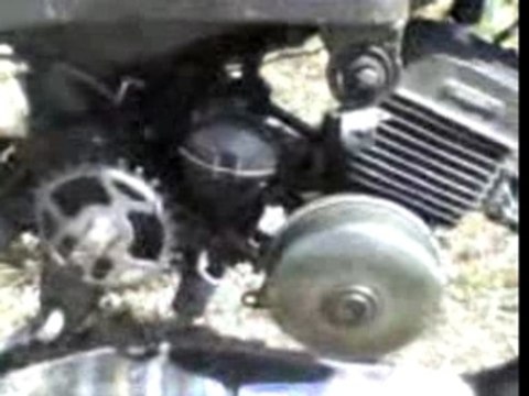 Mbk 51 en test sur place, pot doppler