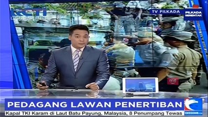 Pedagang Lawan Penertiban