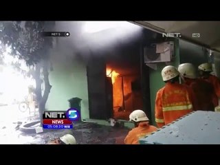 Diduga Akibat Hubungan Arus Pendek Ruang UPS SMA 5 Terbakar - NET5