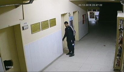 14 ayrı okulu soyan hırsız kamerada