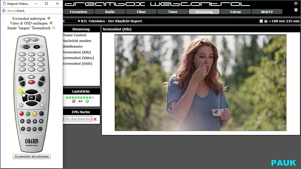 Sendung über Timerfunktion aufnehmen