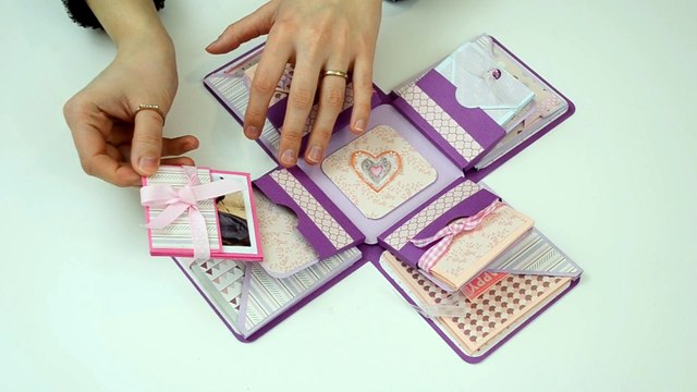 DIY paper crafts: Exploding scrapbook album