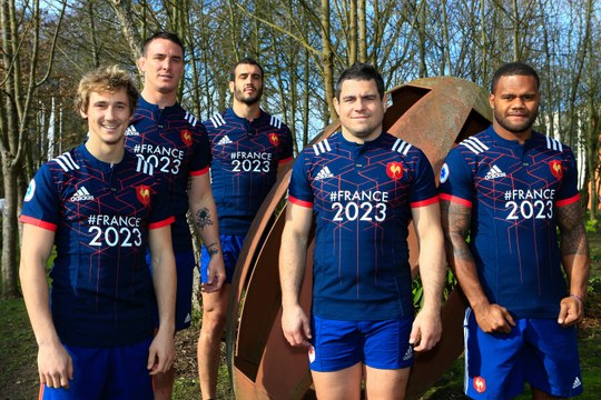 France2023 sur le maillot des quipes de France