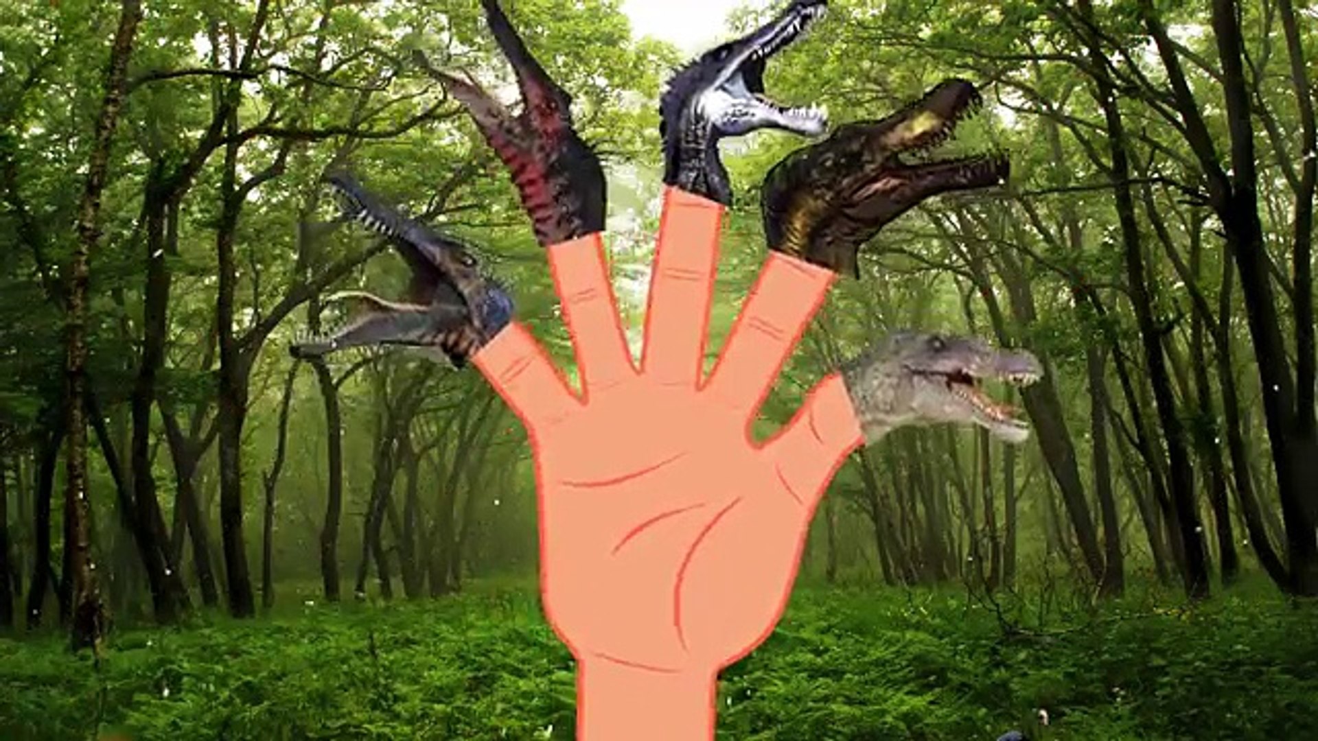 Dinosaur Spinosaurus Family Finger Family | Nursery Rhymes | Kids | (Dinosaurs Finger Family)