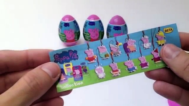 Peppa Pig Surprise Eggs Peppa Pig Huevos Sorpresa Überraschung Eier Toy Videos