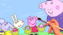 Peppa Pig Coloring Book - Peppa, Rebecca Rabbit, Emily Elephant, Freddy Fox Easter Egg Hunt