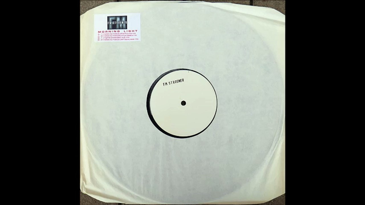 Testpressing: FM STROEMER ‎– Morning Light (Red| 12', 2-sided | Mateo & Matos Bonus Beats) 04:12
