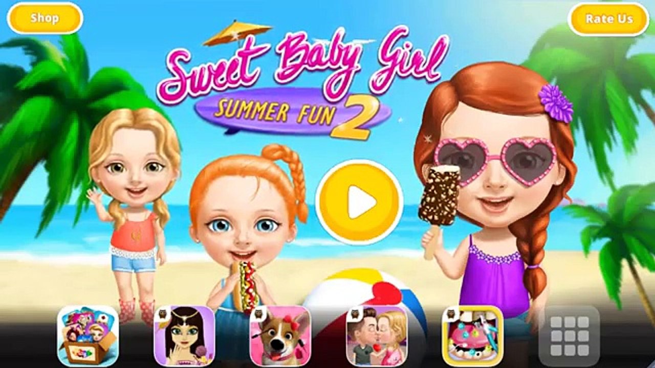 SWEET BABY GIRL SUMMER FUN 2 - EDUCATIONAL GAMES FOR KIDS - GAMES FOR KIDS
