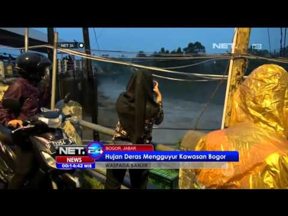 Hujan Deras di Wilayah Bogor Membuat Bendung Katulampa Dalam Status Siaga Satu - NET24