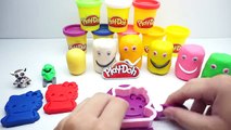 Play Doh Surprise Eggs -- Colors For Chidren --- Play Doh Learn Colours with Smiley Face