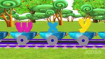 ABCD Songs | 3D Alphabet Songs On Train For Kids | Popular Abc Train Songs For Children