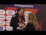 Women's 200m IM SM11 | Victory Ceremony | 2015 IPC Swimming World Championships Glasgow