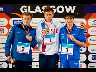 Men's 200m Freestyle S14 | Victory Ceremony | 2015 IPC Swimming World Championships Glasgow