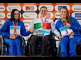 Women's 150m IM SM4 | Victory Ceremony | 2015 IPC Swimming World Championships Glasgow