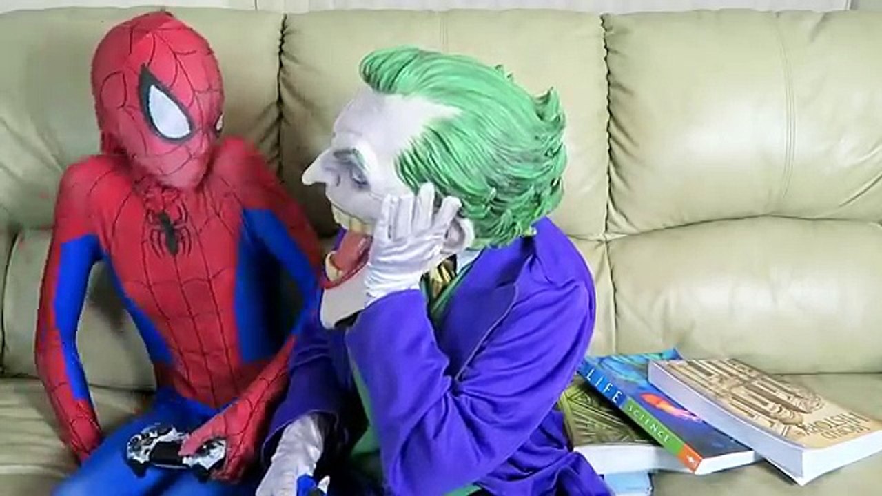 Spiderman vs Joker vs Venom - Finger Family - Daddy Finger Song w/ Frozen Elsa - Funny Superheroes