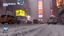 New York: quand la neige habille Times Square