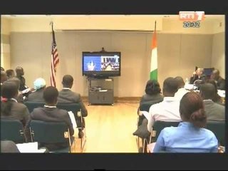 Les étudiants de l'ISTC ont assisté à une visio conférence à l'ambassade des USA