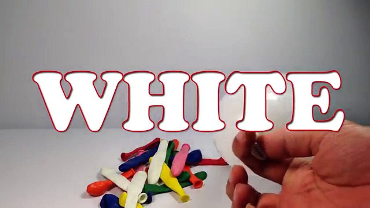 Learn Color With Balloons - The Balloons Blowing Up And Deflating Show Part 2