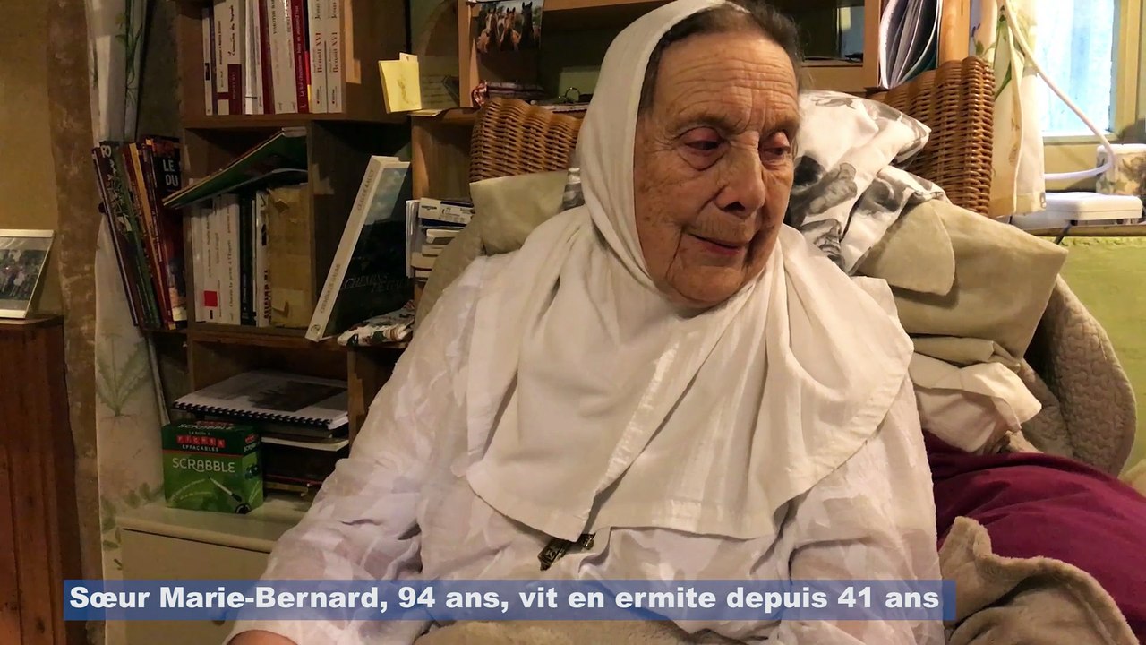 Sœur Marie-Bernard, 94 ans, vit en ermite depuis 41 ans