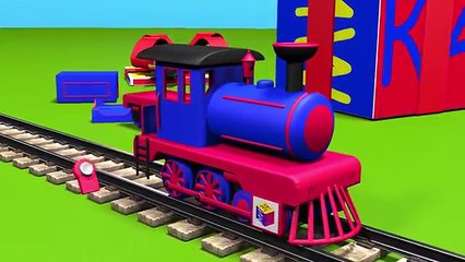 Tải video: Jeu dassemblage, la locomotive à vapeur, Dessins animés éducatifs pour les enfants