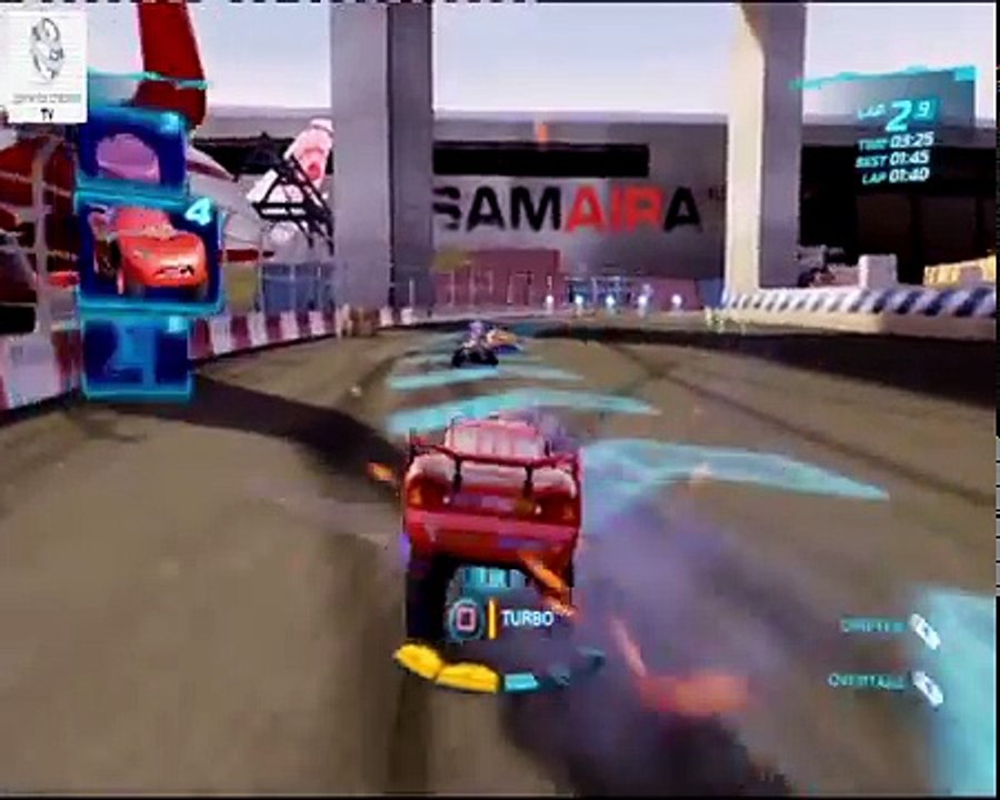 Cars 2 Game - Lightning Mcqueen - Runway Tour - Disney Car Games - Eng