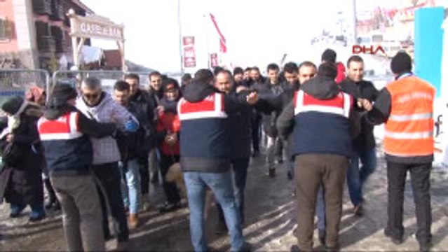Erzurum Palandöken'de Jandarmadan Nefes Kesen Tatbikat
