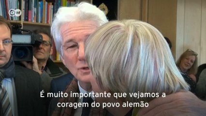 Richard Gere na Alemanha: "Venho de um país que está muito caótico"