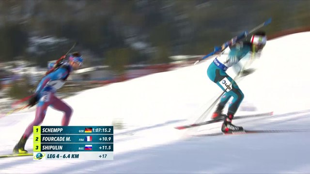 Biathlon - ChM - Hochfilzen : La France en argent sur le relais mixte, derrière l'Allemagne