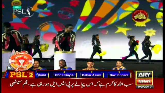 Shehzad Roy performs in inaugural ceremony of PSL