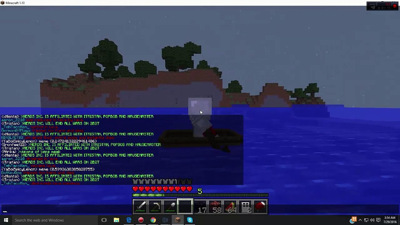 Minecraft 2b2t Ep 1: Finding Rusher following his tracks!